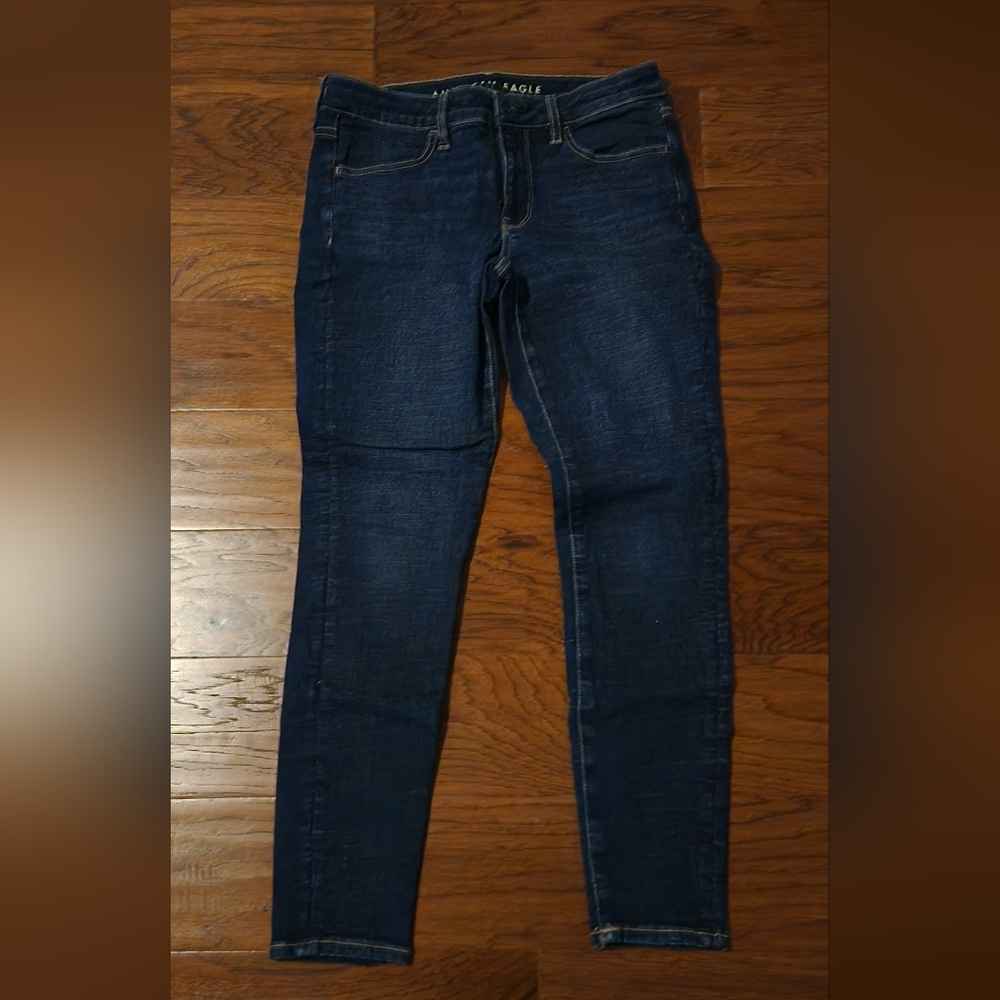 American Eagle Outfitters Dark Blue Skinny Jeans